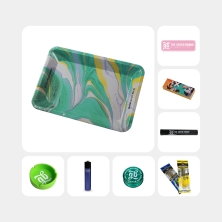 View Kit de Budzbunny com Parafernalia Cannabica - GB A marca verde