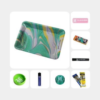 Kit de Budzbunny com Parafernalia Cannabica - GB A marca verde