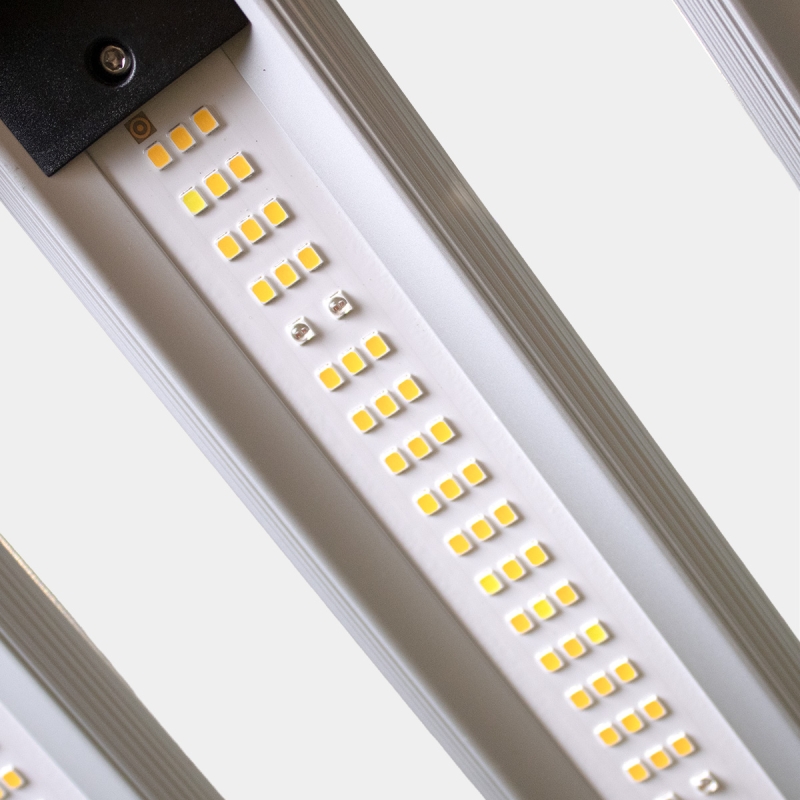 Barra de sistema LED regulável 300 W preta Ultra GB Lighting