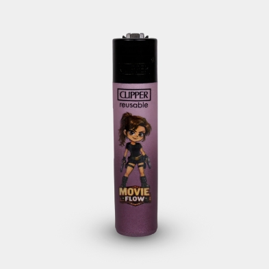 Isqueiro Clipper Flow Movie Lara Croft