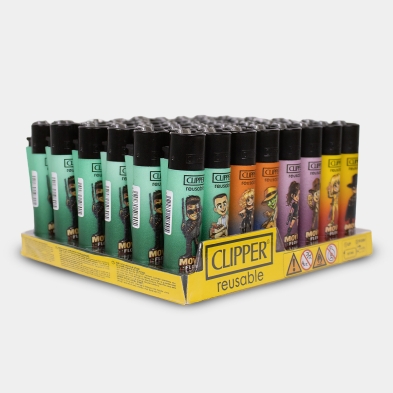 Isqueiro Clipper Flow Movie em caixa