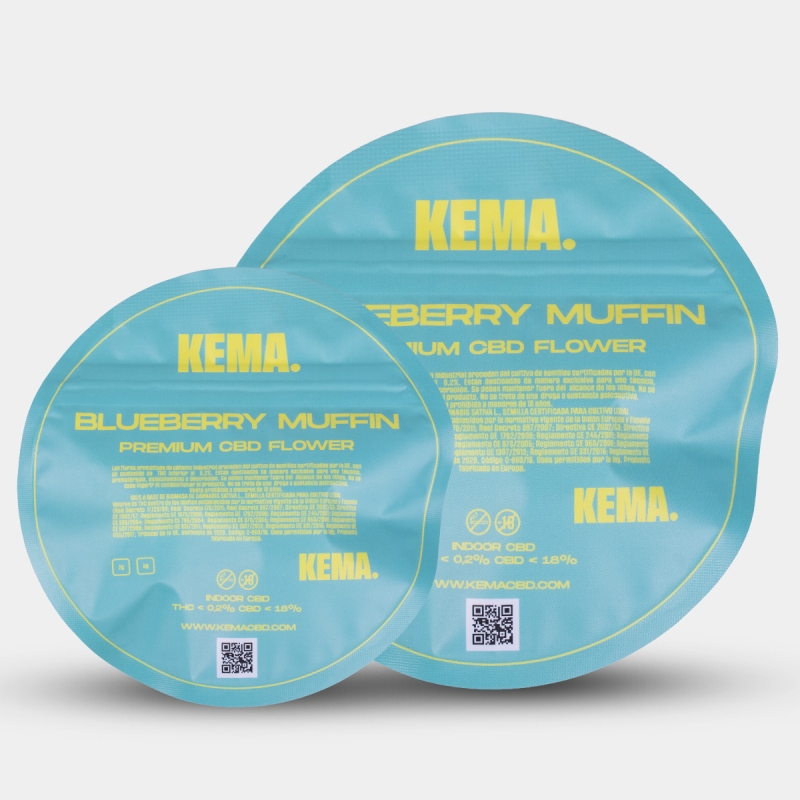 Flores CBD KEMA 'Blueberry Muffin'