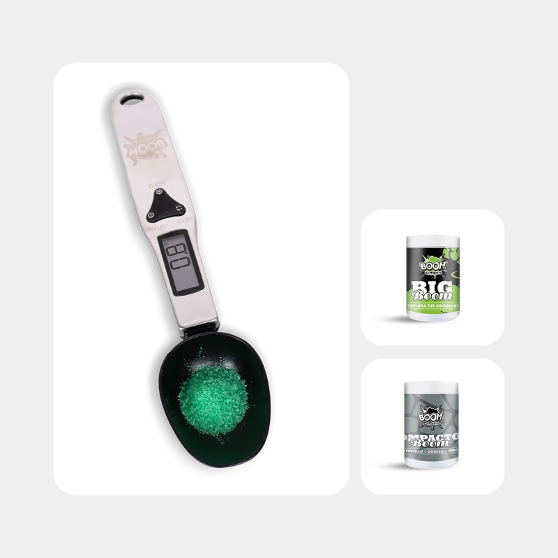 Kit de engorda com colher balança para Boom Nutrients