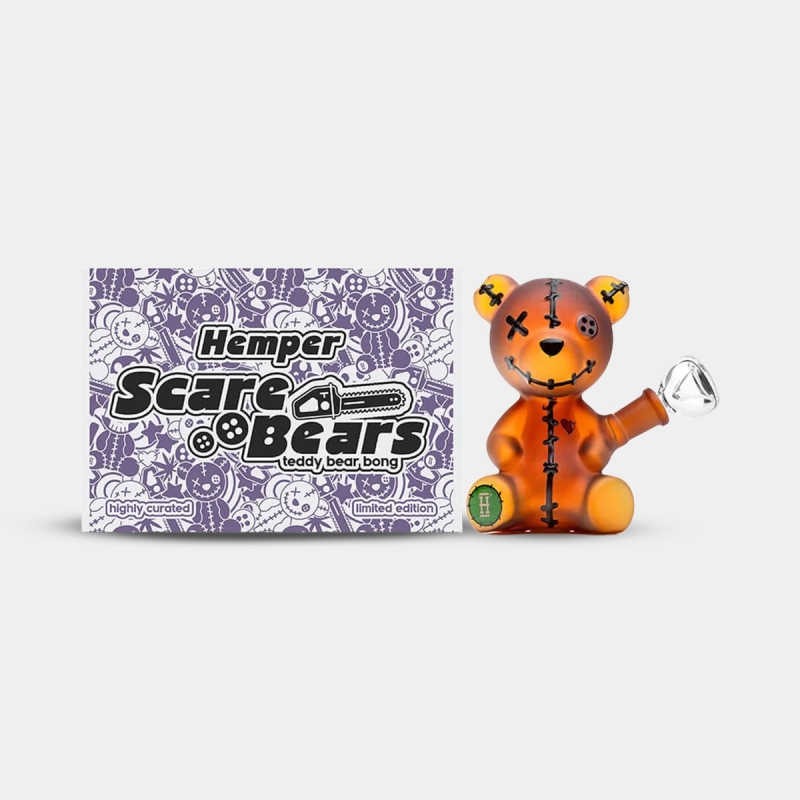 Bong de Urso de Pelúcia Hemper Scare Bears | Bong de vidro