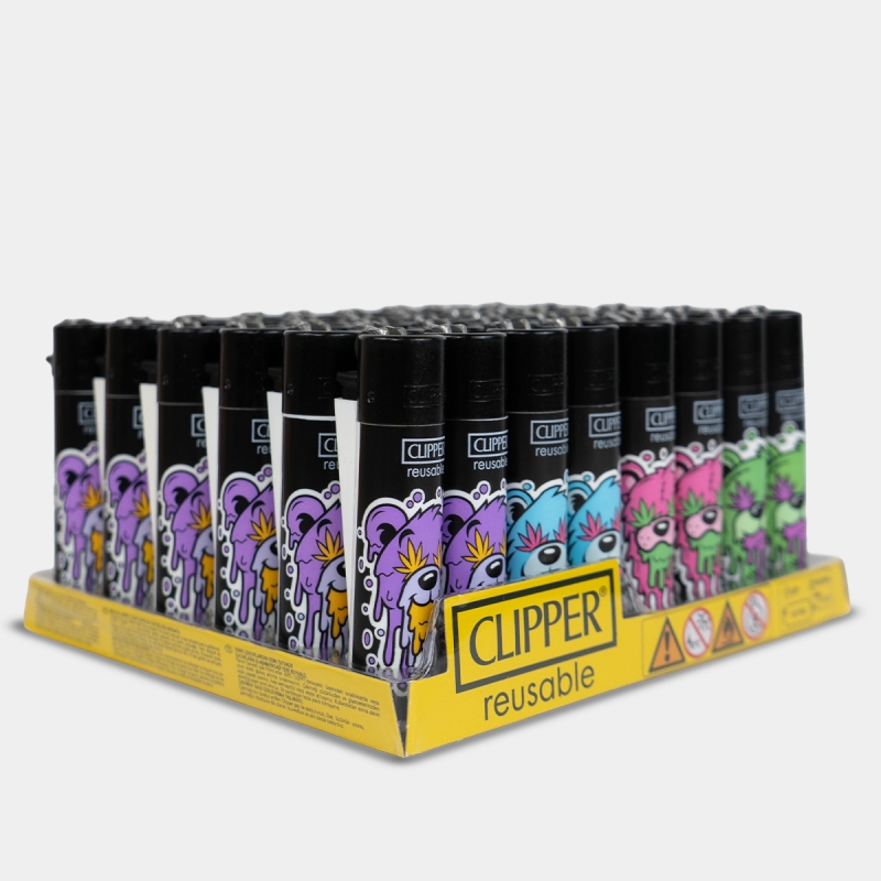 Isqueiro Clipper Juicy Bears | 4 Designs Colecionáveis