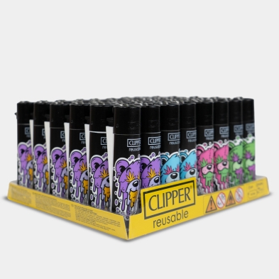 Isqueiro Clipper Juicy Bears | 4 Designs Colecionáveis
